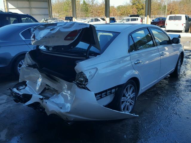 4T1BK36B39U346736 - 2009 TOYOTA AVALON XL WHITE photo 4