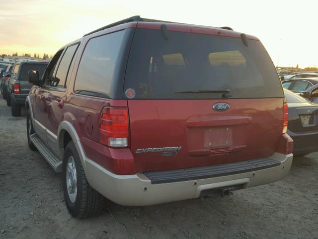 1FMFU185X5LB04601 - 2005 FORD EXPEDITION RED photo 3