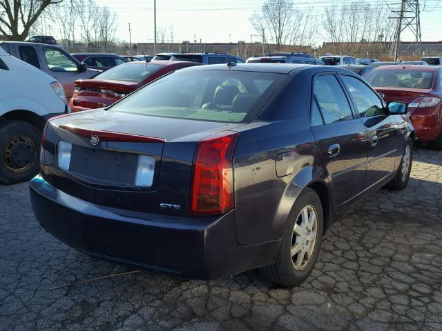 1G6DM57T960113718 - 2006 CADILLAC CTS MAROON photo 4