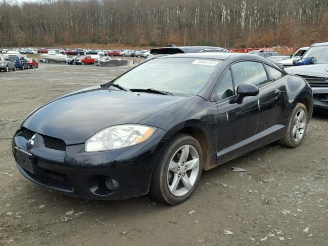 4A3AK24F66E058891 - 2006 MITSUBISHI ECLIPSE GS BLACK photo 2