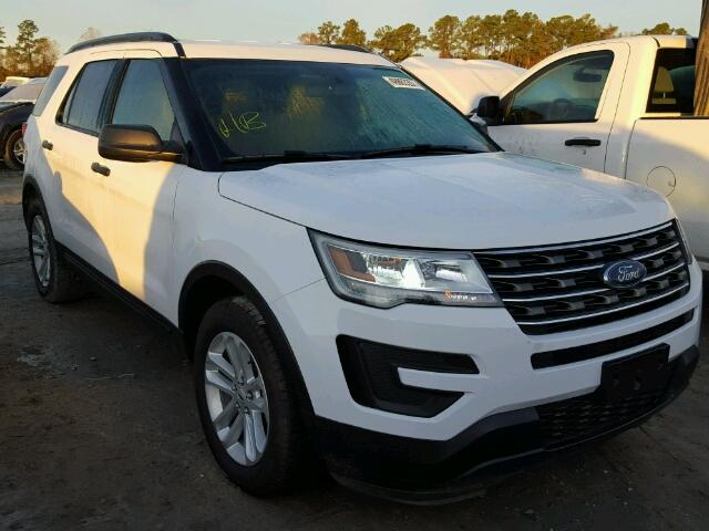 1FM5K7B81HGC61390 - 2017 FORD EXPLORER WHITE photo 1