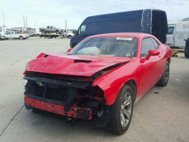 2C3CDZAG1GH107750 - 2016 DODGE CHALLENGER RED photo 2