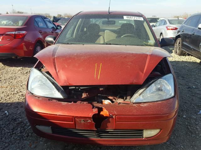 1FAFP34341W349436 - 2001 FORD FOCUS SE MAROON photo 7