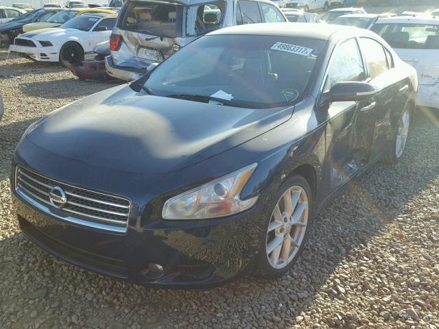 1N4AA51E59C807057 - 2009 NISSAN MAXIMA S BLUE photo 2