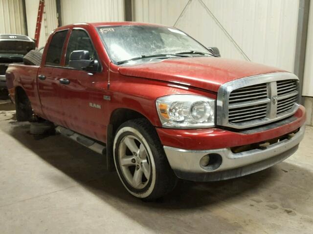 1D7HU18238J204029 - 2008 DODGE RAM 1500 S RED photo 1