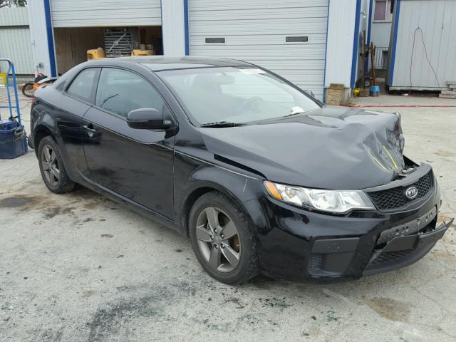 KNAFU6A29C5598174 - 2012 KIA FORTE EX BLACK photo 1