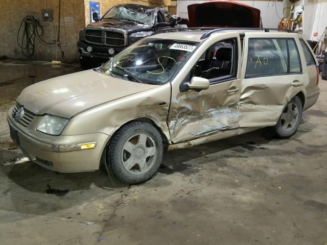 WVWSP61J13W597269 - 2003 VOLKSWAGEN JETTA GLS GOLD photo 2