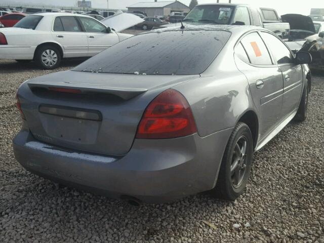 2G2WP552681135016 - 2008 PONTIAC GRAND PRIX GRAY photo 4