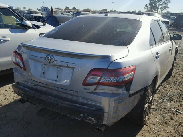 4T1BF3EK2AU030254 - 2010 TOYOTA CAMRY BASE SILVER photo 4