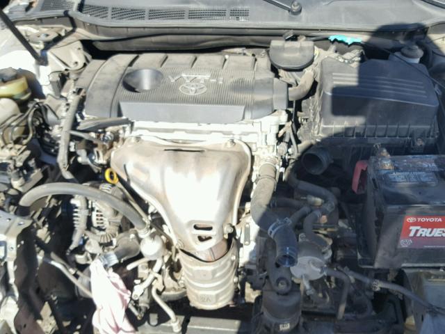 4T1BF3EK2AU030254 - 2010 TOYOTA CAMRY BASE SILVER photo 7