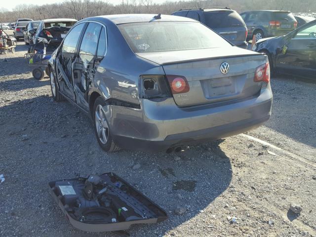 3VWRZ71K78M155687 - 2008 VOLKSWAGEN JETTA SE GRAY photo 3