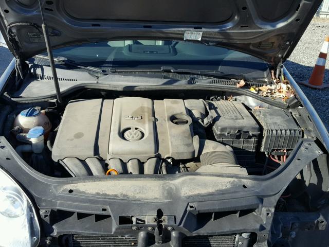 3VWRZ71K78M155687 - 2008 VOLKSWAGEN JETTA SE GRAY photo 7