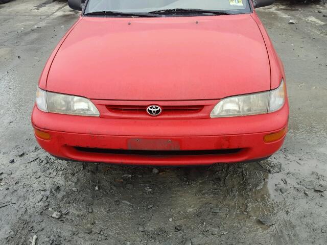 JT2EB02E8T0114432 - 1996 TOYOTA COROLLA BA RED photo 9