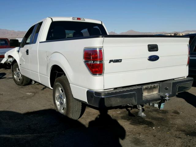 1FTFX1CT9DFB84844 - 2013 FORD F150 SUPER WHITE photo 3