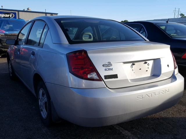 1G8AF52F44Z154353 - 2004 SATURN ION LEVEL SILVER photo 3