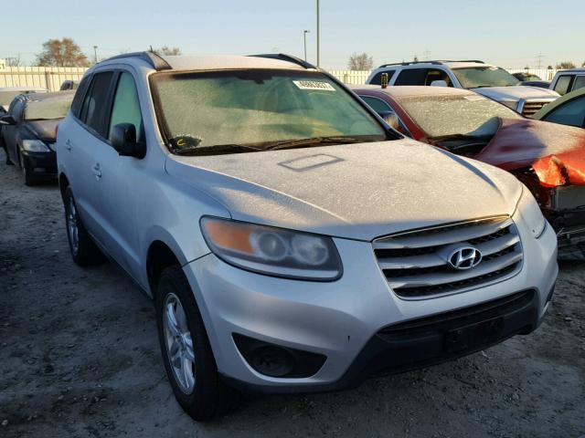 5XYZGDAB0CG160825 - 2012 HYUNDAI SANTA FE G SILVER photo 1