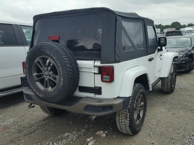 1C4AJWBG9HL537006 - 2017 JEEP WRANGLER S 白色 照片 4