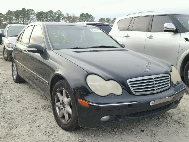 WDBRF64JX4F455628 - 2004 MERCEDES-BENZ C 320 BLACK photo 1