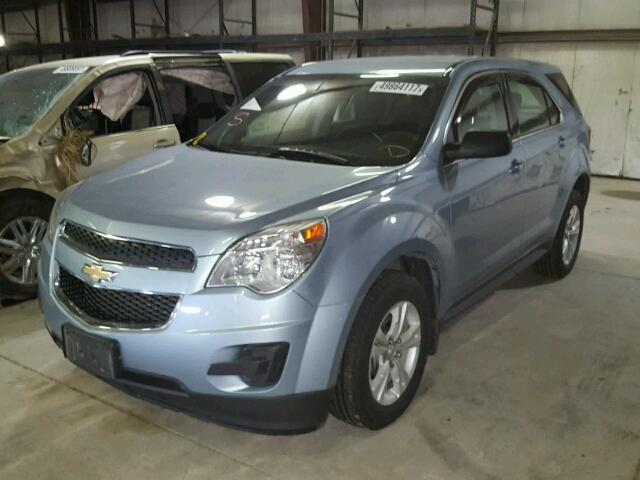 2GNALAEK7E6262857 - 2014 CHEVROLET EQUINOX LS BLUE photo 2