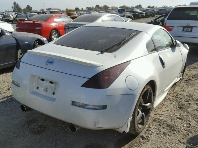 JN1BZ34D97M506400 - 2007 NISSAN 350Z COUPE WHITE photo 4