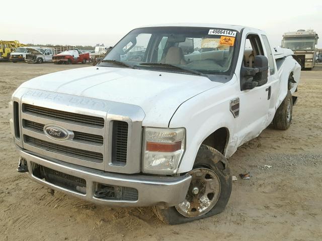 1FTSX20R68ED78630 - 2008 FORD F250 SUPER WHITE photo 2