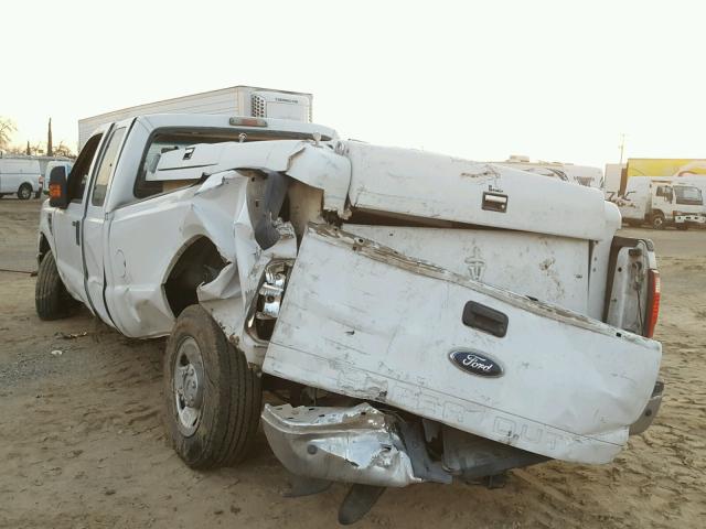 1FTSX20R68ED78630 - 2008 FORD F250 SUPER WHITE photo 3