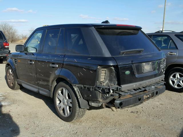 SALSF25426A977148 - 2006 LAND ROVER RANGE ROVE BLACK photo 3