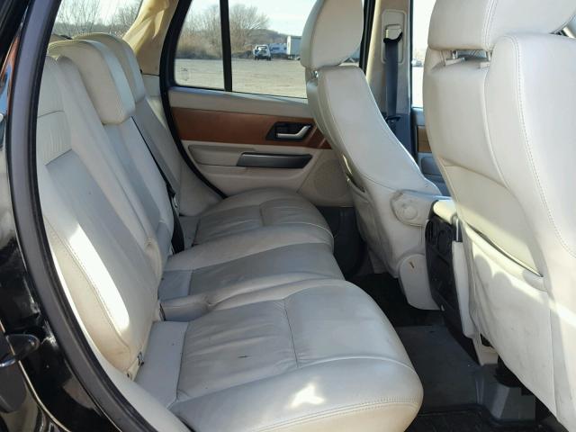 SALSF25426A977148 - 2006 LAND ROVER RANGE ROVE BLACK photo 6