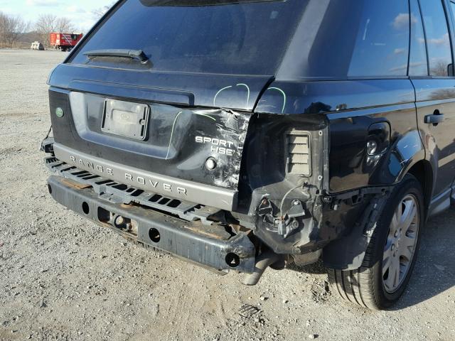SALSF25426A977148 - 2006 LAND ROVER RANGE ROVE BLACK photo 9