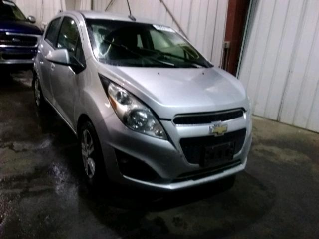 KL8CD6S91EC547261 - 2014 CHEVROLET SPARK 1LT SILVER photo 1