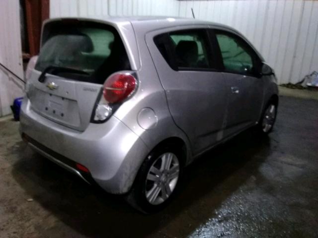 KL8CD6S91EC547261 - 2014 CHEVROLET SPARK 1LT SILVER photo 4