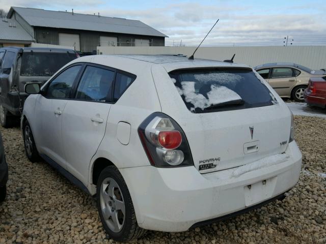 5Y2SP67889Z429608 - 2009 PONTIAC VIBE WHITE photo 3