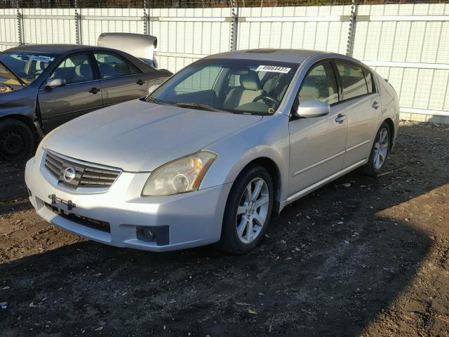 1N4BA41E67C809363 - 2007 NISSAN MAXIMA SE SILVER photo 2