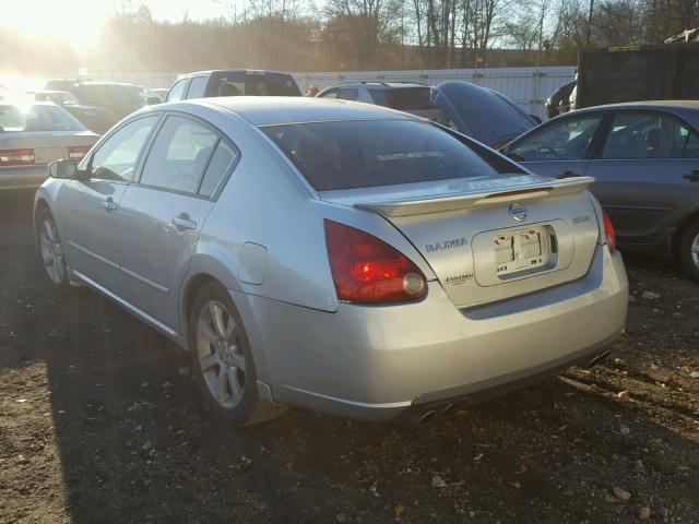 1N4BA41E67C809363 - 2007 NISSAN MAXIMA SE SILVER photo 3