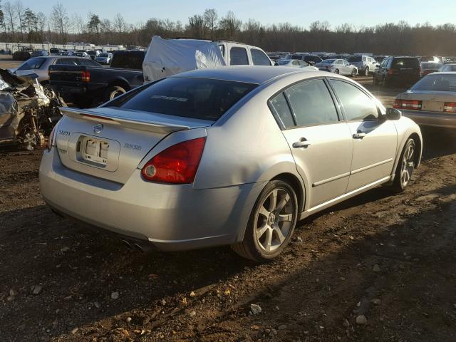 1N4BA41E67C809363 - 2007 NISSAN MAXIMA SE SILVER photo 4