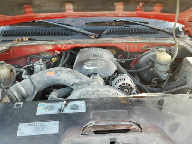 1GCEK14T32Z341739 - 2002 CHEVROLET SILVERADO RED photo 7