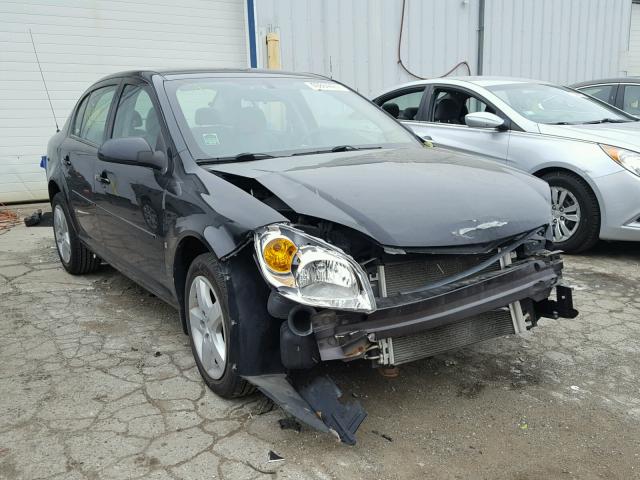 1G1AL58F487317969 - 2008 CHEVROLET COBALT LT BLACK photo 1