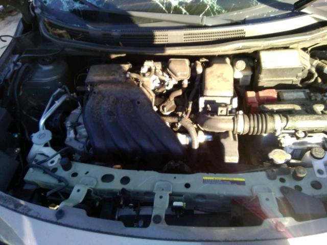 3N1CN7AP7EL839126 - 2014 NISSAN VERSA S GRAY photo 7