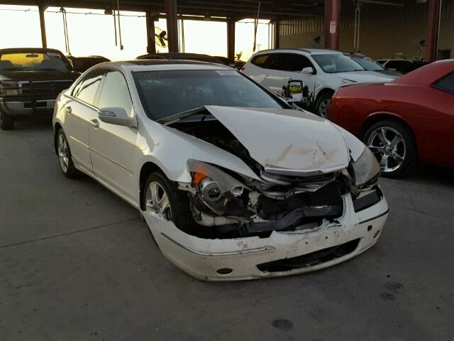 JH4KB16586C009157 - 2006 ACURA RL WHITE photo 1