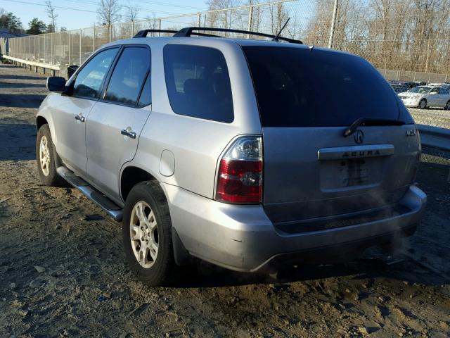 2HNYD18724H531601 - 2004 ACURA MDX TOURIN SILVER photo 3