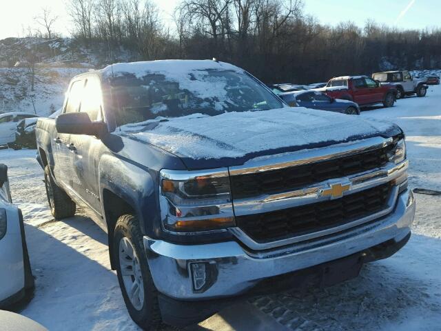 1GCVKRECXGZ182514 - 2016 CHEVROLET SILVERADO BLUE photo 1