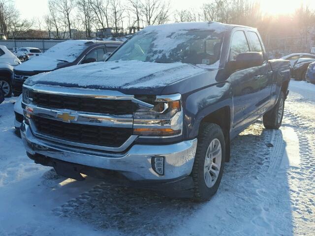 1GCVKRECXGZ182514 - 2016 CHEVROLET SILVERADO BLUE photo 2