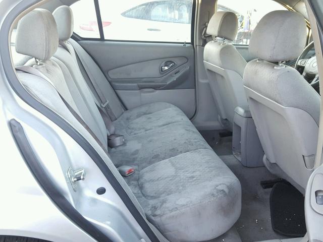 1G1ZS52F05F270536 - 2005 CHEVROLET MALIBU SILVER photo 6