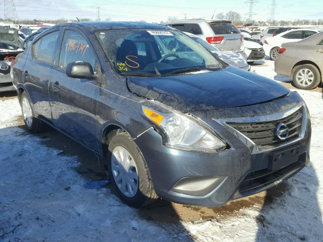 3N1CN7AP3FL931030 - 2015 NISSAN VERSA S GREEN photo 1