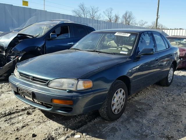 4T1BG12K0TU676854 - 1996 TOYOTA CAMRY DX GREEN photo 2