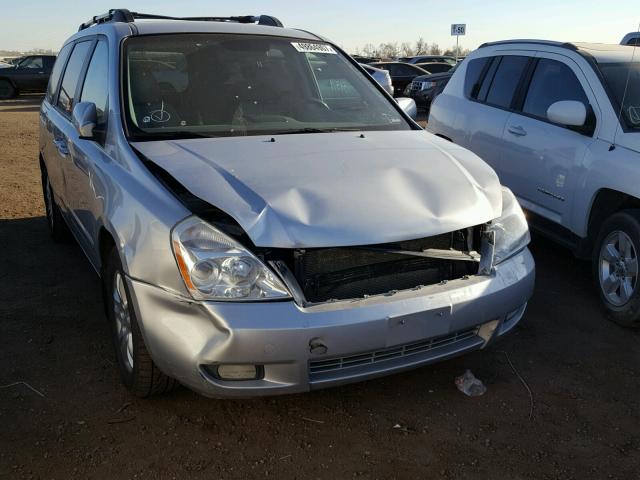 KNDMB233576189149 - 2007 KIA SEDONA EX SILVER photo 1