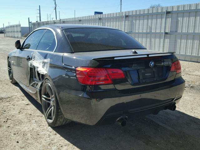 WBADX1C52BE569901 - 2011 BMW 335 IS BLACK photo 3