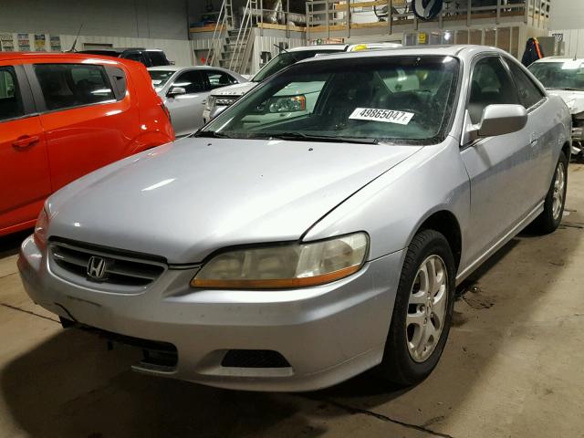 1HGCG22512A037117 - 2002 HONDA ACCORD EX SILVER photo 2