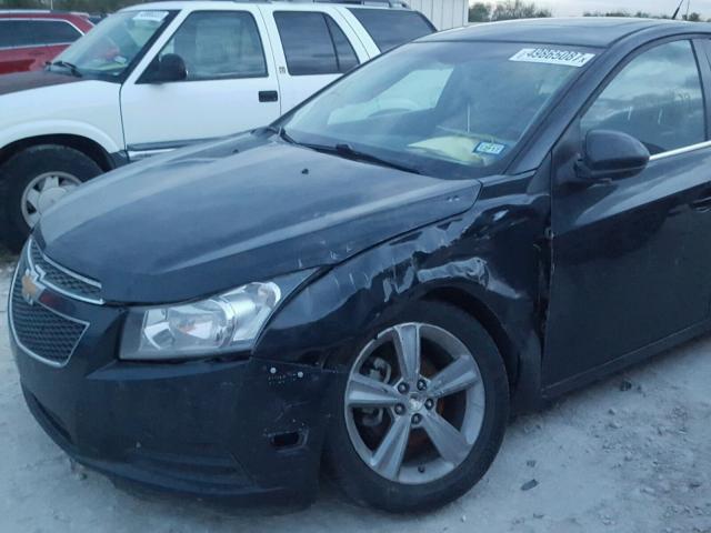 1G1PE5SB2D7124904 - 2013 CHEVROLET CRUZE LT BLACK photo 9