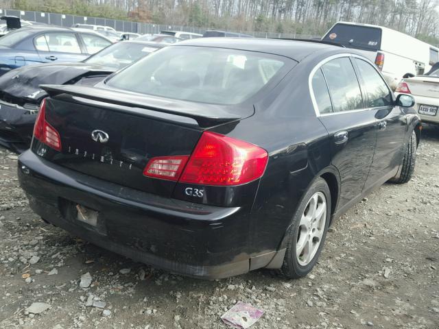 JNKCV51E64M107797 - 2004 INFINITI G35 BLACK photo 4